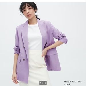 Linen blend blazer size small nwt